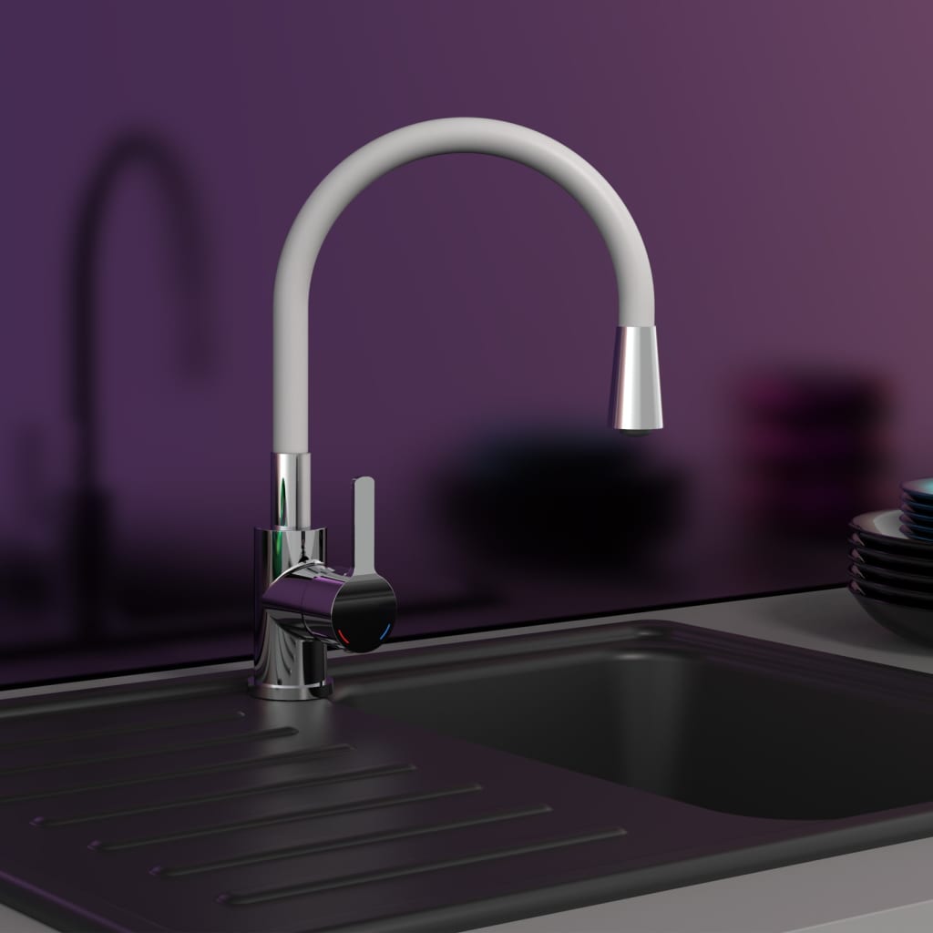 Hg eisl flexo mengkraan keuken | chroom-lichtgrijs - ni186fl ni186fl