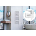 Eisl badkamerradiator met timer 120x50x15 cm wit