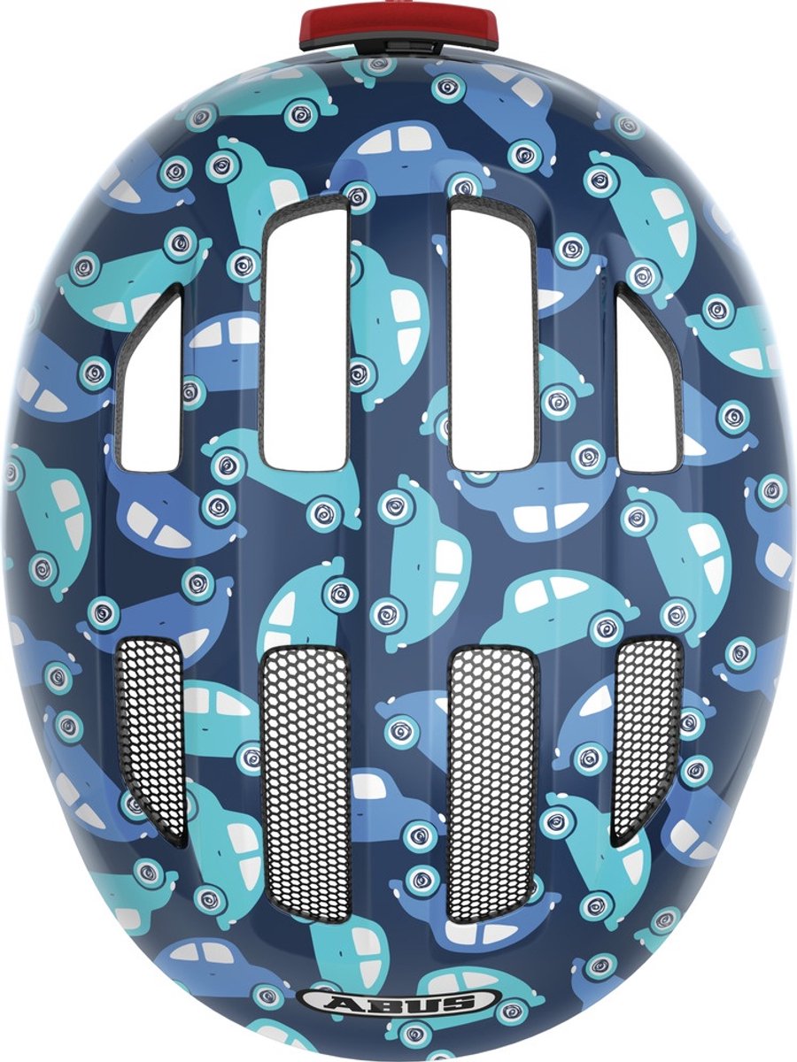 Abus Casque Smiley 3.0 LED voiture bleue M 50-55cm