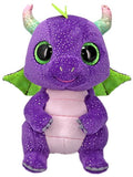 Van der meulen ty beanie boo daphne purple dino, 15cm