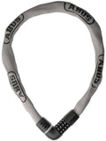 ABUS - ABUS Fietsslot kettingslot - tresor 6807c - security level 7 - grijs - 110 cm - geschikt voor elektrische fietsen en stadsfietsen