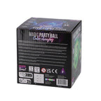 Party time! party time magische party bal met disco effect en afstandsbediening | 2 stuks