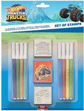 Hot Wheels - stempelset creatief speelgoed 11-delig voor kinderen.