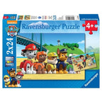 Ravensburger - paw patrol dappere honden puzzel 2x24 stukjes