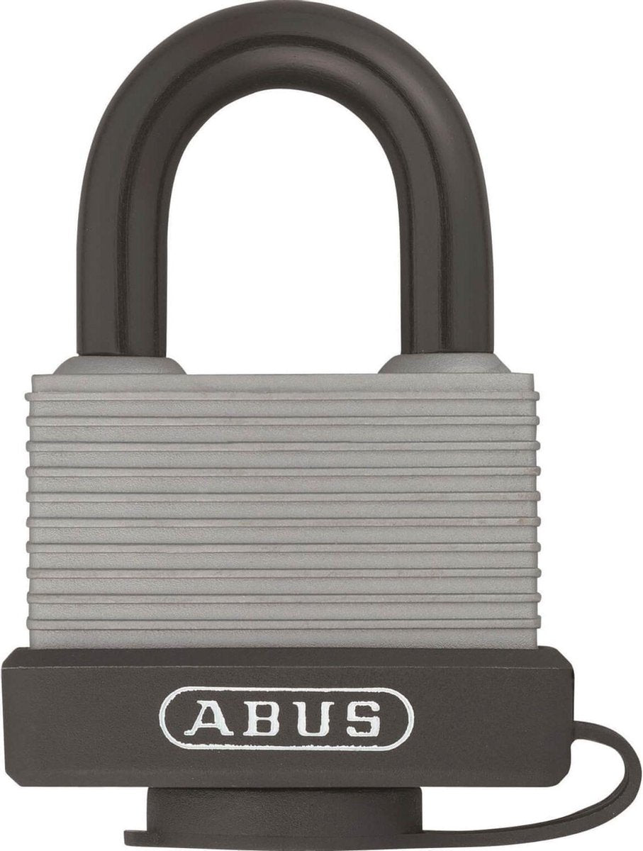 Abus Cadenas 70AL/45 - Serrure de vélo en argent, 7 cm, clé - Gris