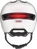 ABUS - ABUS Fietshelm hud-y shiny white s - 51-55 cm - wit - geschikt voor gebruik op elektrische fietsen - stadsfietsen - 280 g