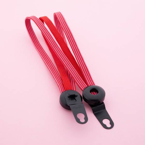Widek B.V. - B.V. snelbinder explorer 16" zwarte beugels rood/roze