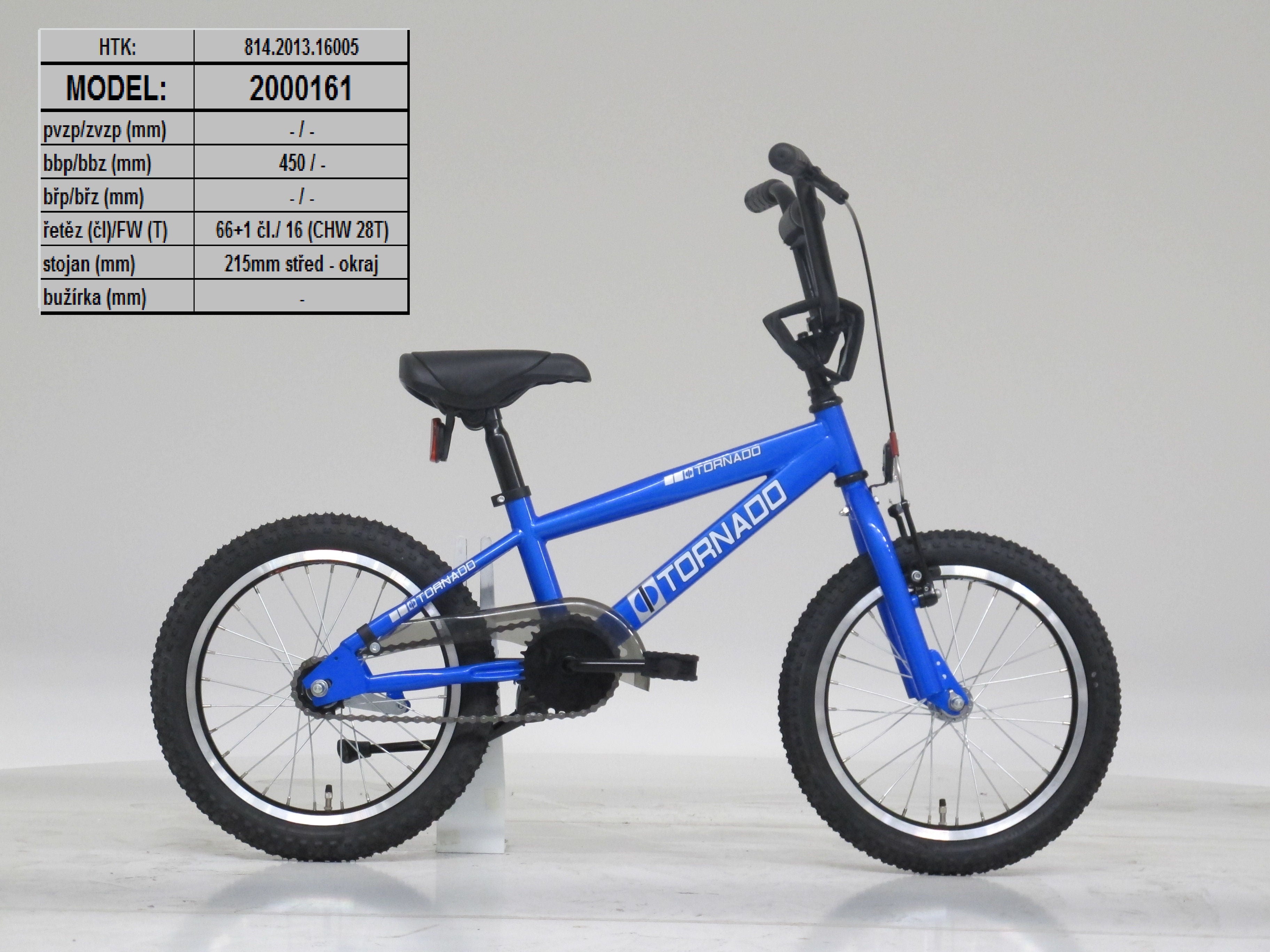 Royal - Royal Bmx fiets -bugatti tornado 16 inch - blauw