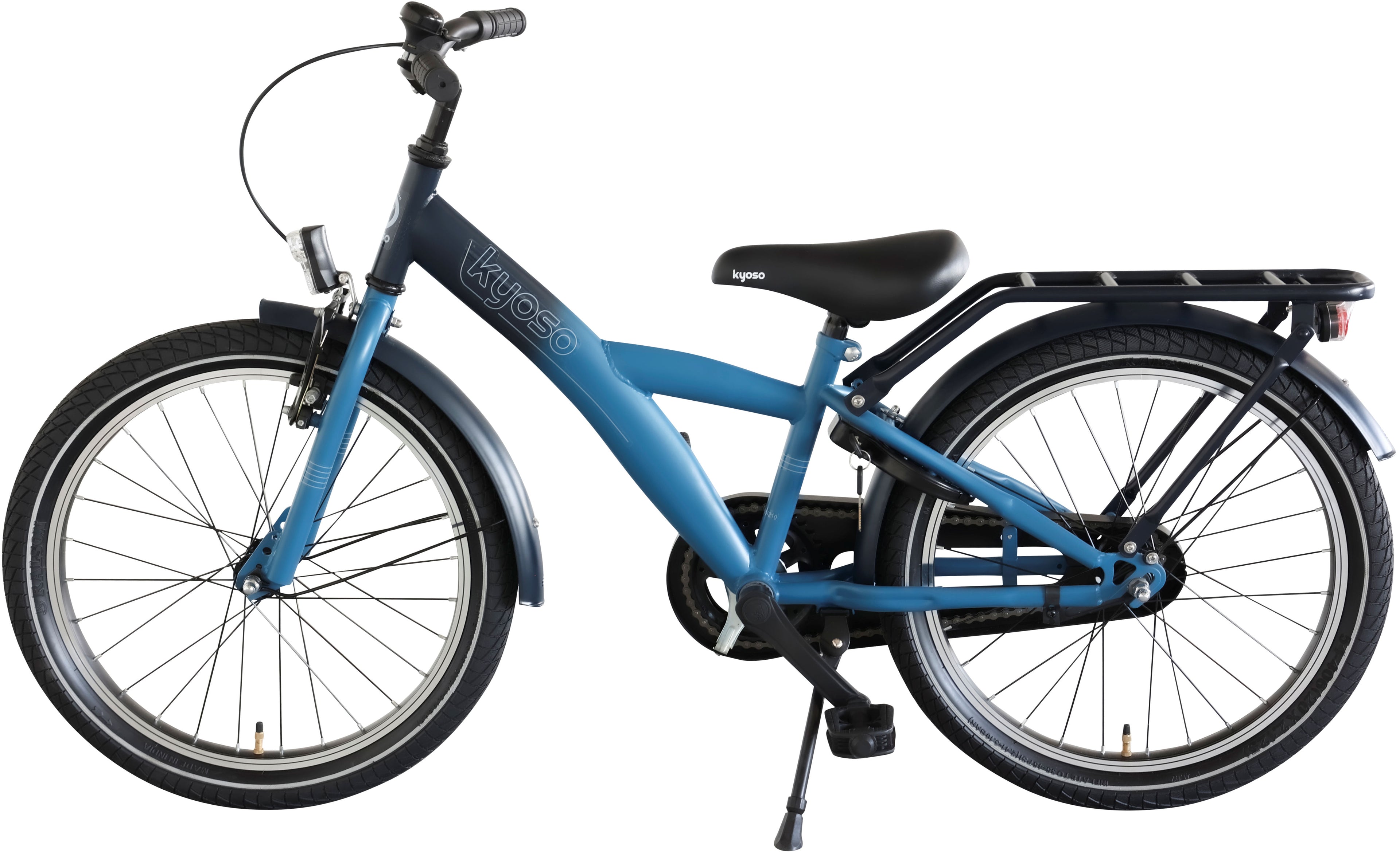 Kyoso - Kyoso Kinderfiets x-rider 20 inch met remnaaf - donkerblauw/aqua