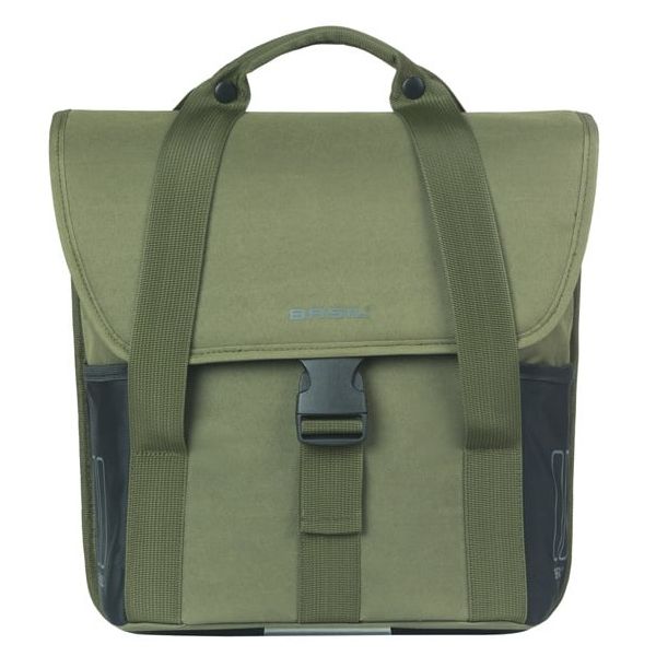 BASIL - BASIL Enkele fietstas go 16 liter 15 x 29 x 34 cm - donkergroen