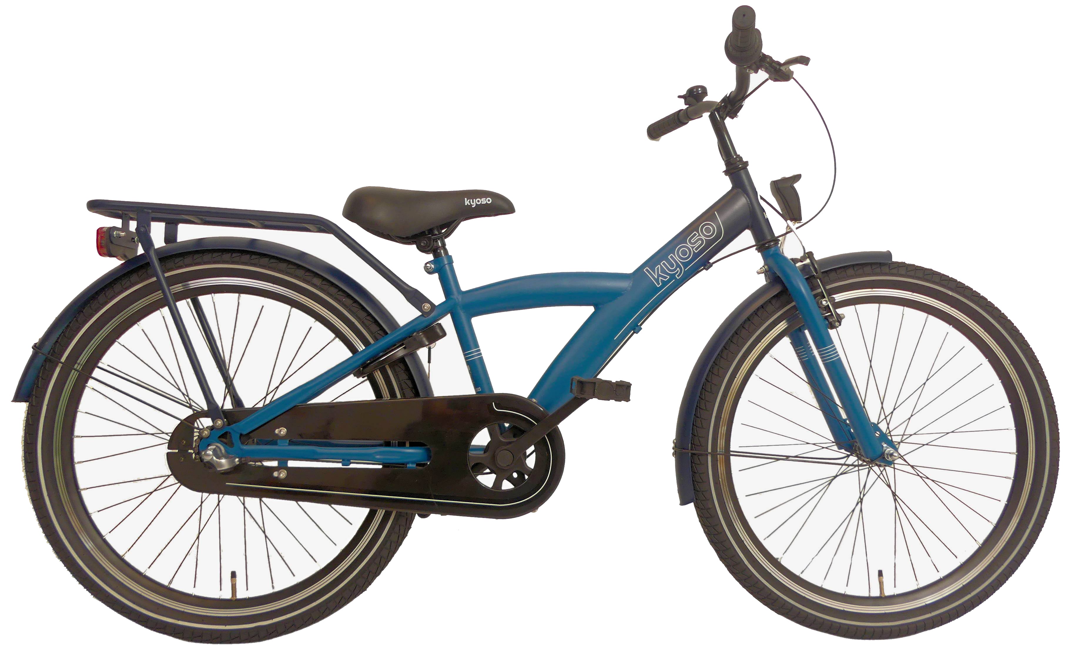 Kyoso - Kyoso Kinderfiets x-rider 24 inch nexus-3 met remnaaf - donkerblauw/aqua