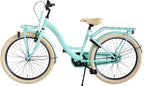 Kyoso - Kyoso Kinderfiets blossom breeze 24 inch met remnaaf - mat mintgroen