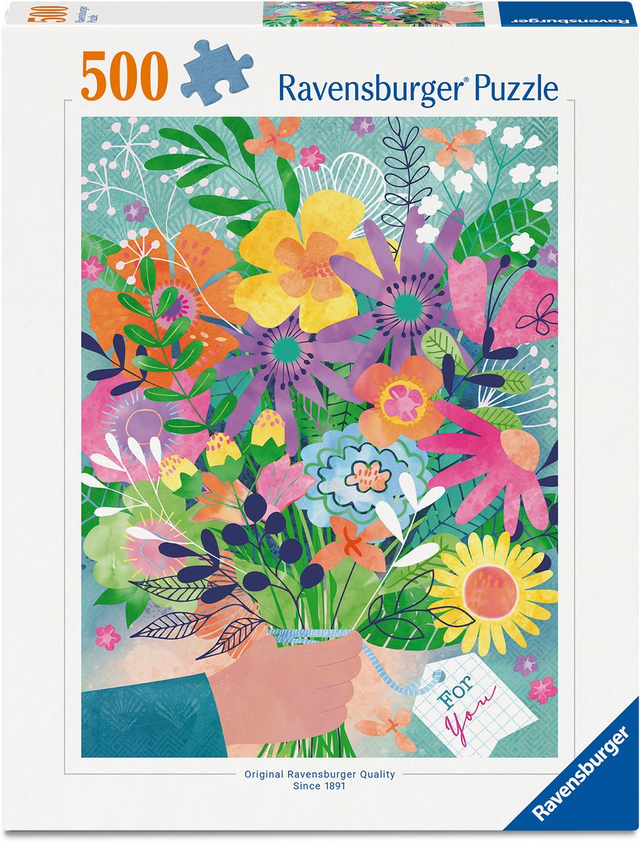 Ravensburger - – bloemen voor jou – legpuzzel – 500 stukjes
