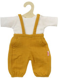 Heless - Heless Poppen tuinbroek okergeel 35-45 cm