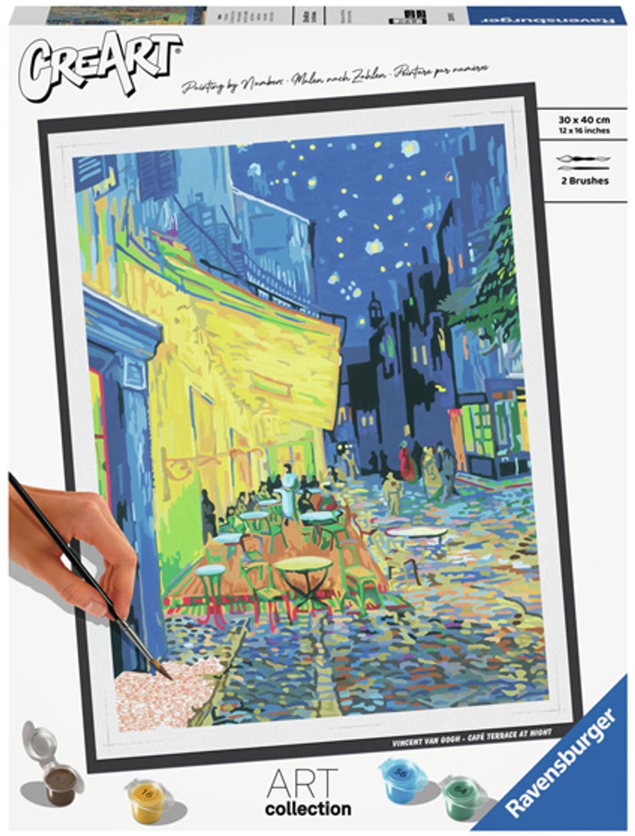 Ravensburger - creart schilderen op nummer - cafe terrace van gogh