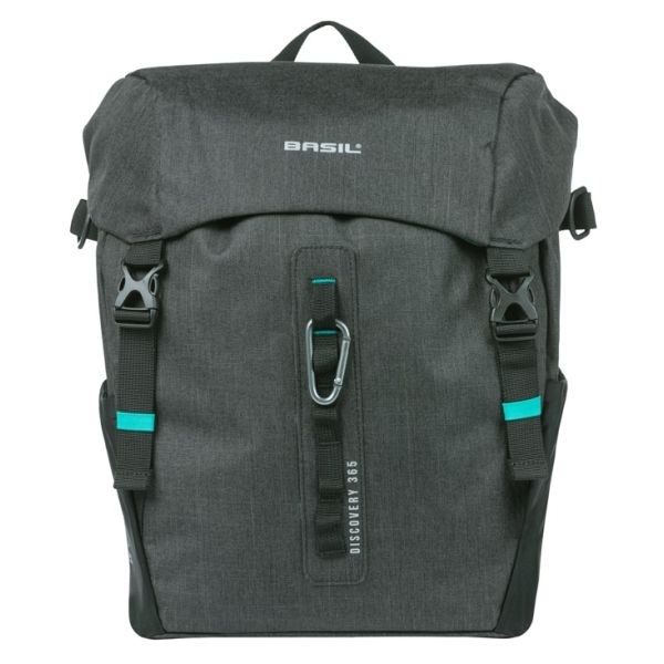 BASIL - BASIL Enkele tas discovery 365d l mik 20l 15 x 23 x 35 cm - zwart