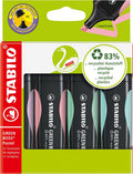 STABILO - STABILO green boss pastel - markeerstift - set met 4 stuks