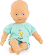 Corolle mini bad babypop - blauw, 20cm