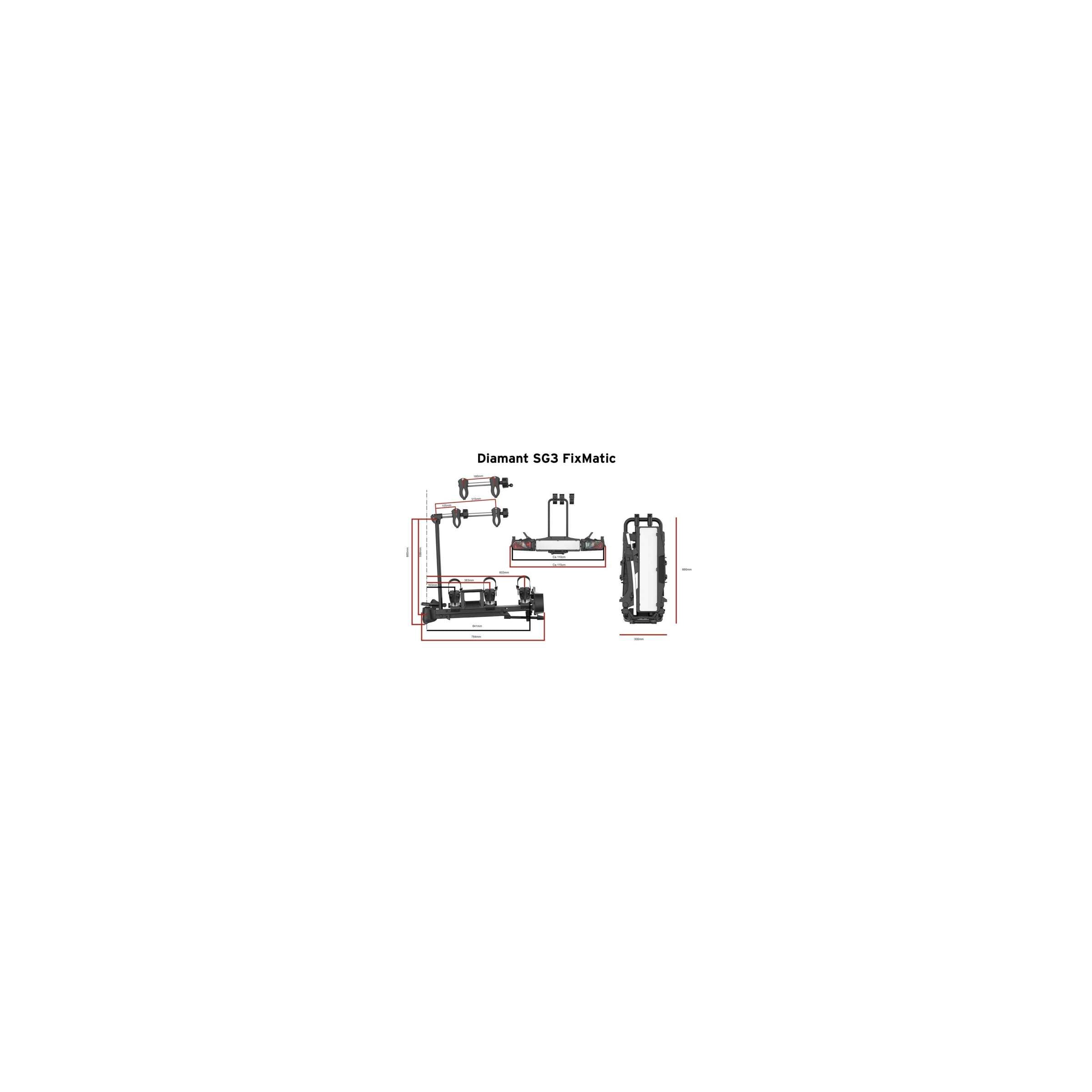 Pro-User - Pro-User fietsendrager diamant sg3 fixmatic