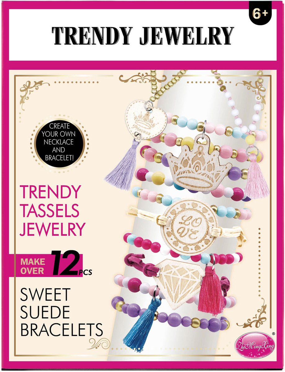 Lobbes Speelgoed- Lobbes SpeelgoedTrendy juwelenset sweet suede bracelets