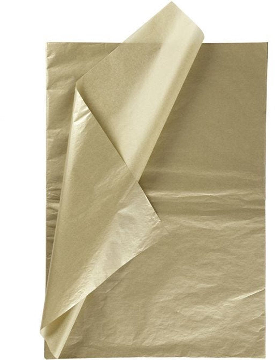 Creativ Company - Creativ Company Tissuepapier goud 6 vellen 14 gr 50x70cm