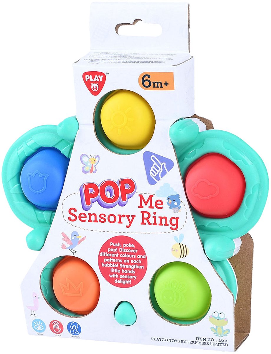 Playgo baby sensorische ring met ballen - 6dlg.