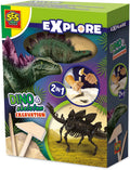 Ses creative ses explore dino en skelet opgraven 2in1- stegosaurus