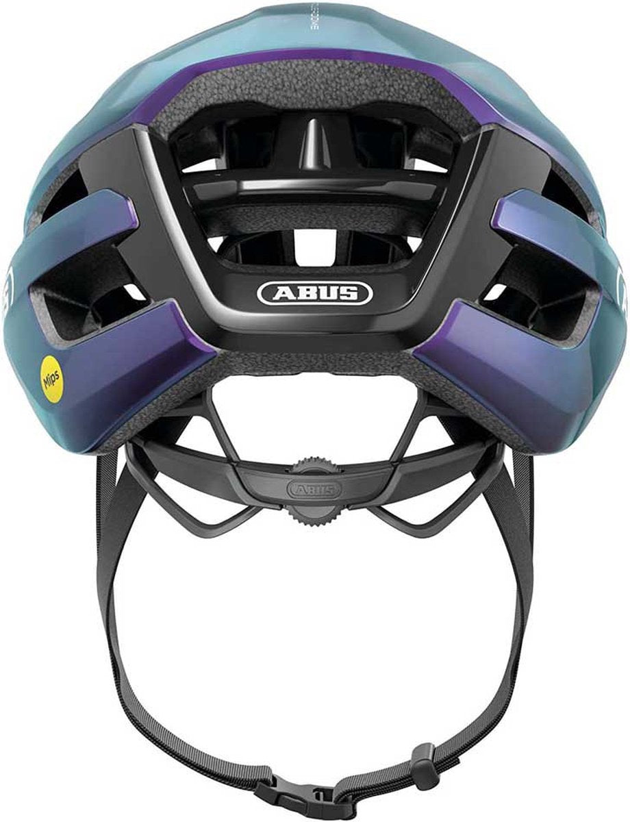 ABUS - ABUS Fietshelm powerdome mips flip flop purple l - 57-61 cm - paars - geschikt voor gebruik op racefietsen - gravelbikes - 280 g