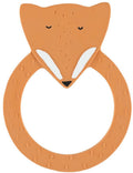Trixie natuurlijk rubber ronde bijtring - mr. fox