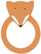 Trixie natuurlijk rubber ronde bijtring - mr. fox