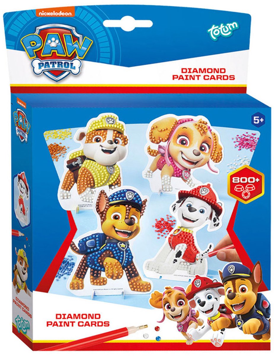 Totum - Totum paw patrol diamond painting knutselset