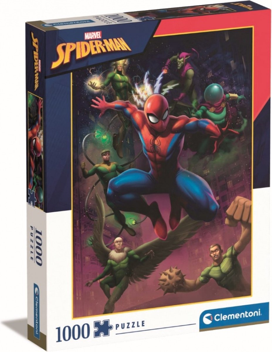 Clementoni - legpuzzel marvel spiderman 1000st.