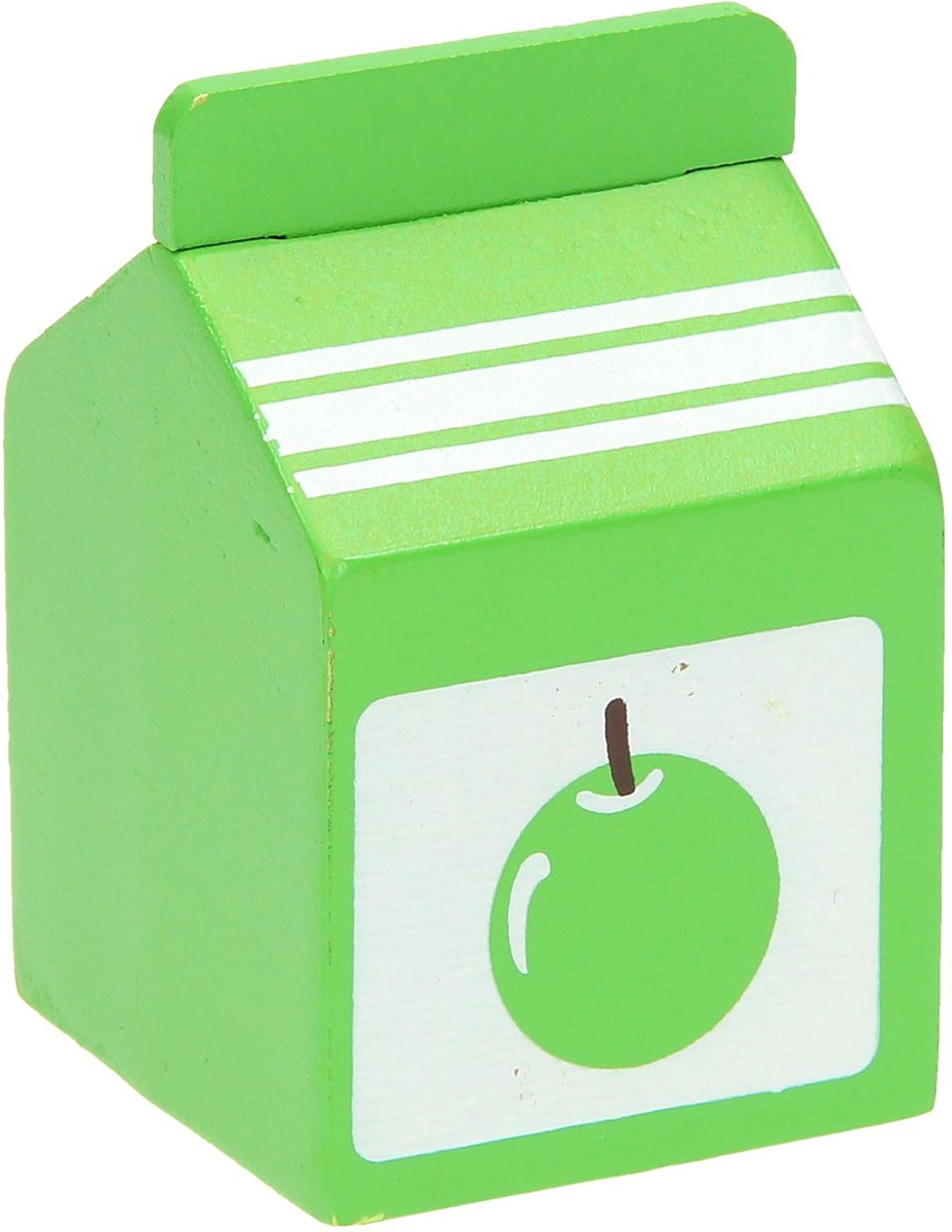 Bigjigs houten pak appelsap, per stuk