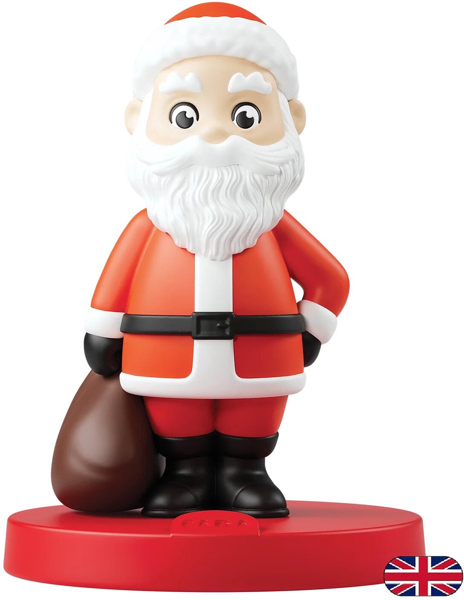 Faba luisterfiguur – engelse kerstliedjes - engelse muziek, kinderen 1-3 jaar, te beluisteren met +, leerzaam speelgoed, nederlandse verpakking