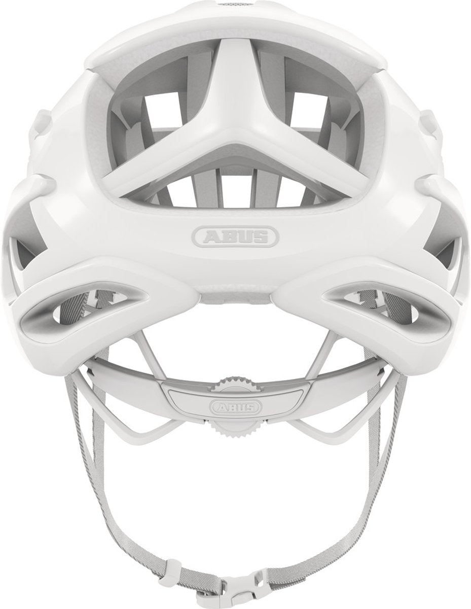 ABUS - ABUS Fietshelm airbreaker pure white m - 52-58 cm - wit - geschikt voor gebruik op racefietsen - gravelbikes - 210 g