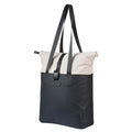 Basil B.V. - B.V. Tas basil vive shopper wit/zwart | mik hooks | 20l
