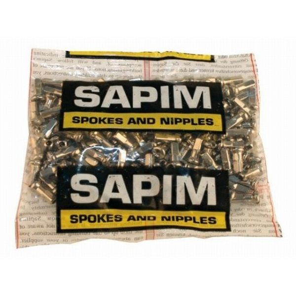 Sapim - Spaaknippel spaak 14 - zilver (100 stuks)
