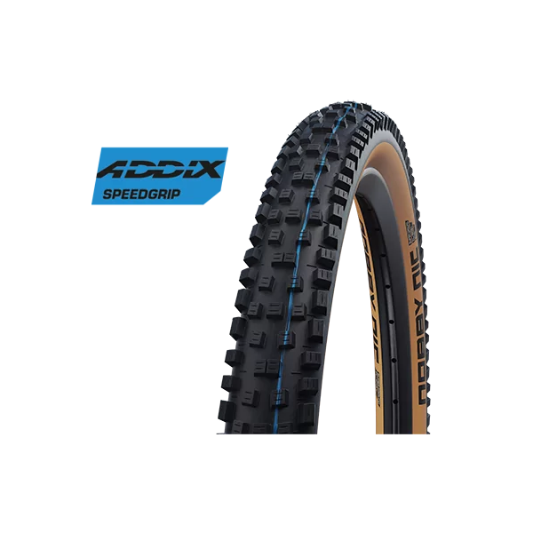 Pneu pliable Schwalbe Nobby Nic Evo Super Ground 29 x 2.40" / 62-622 - flanc bronze