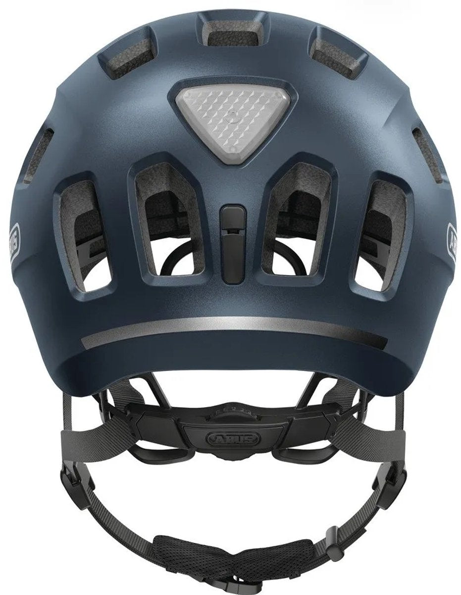 ABUS - ABUS Fietshelm youn-i 2.0 midnight blue m - 52-57 cm - blauw - geschikt voor gebruik op elektrische fietsen - stadsfietsen - 260 g