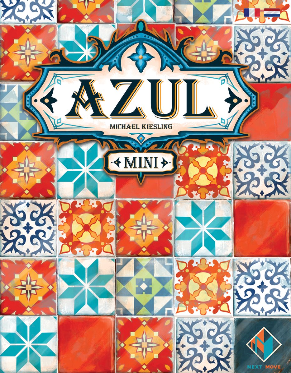 Next Move Games - Next Move Games Azul mini bordspel - 2 tot 4 spelers