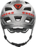 Abus helm Hyban 2.0 signal Zilver XL 58-63cm