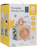 Classic world houten activiteitenkubus honingbij, 5dlg.