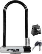 Kryptonite standard beugelslot fiets – art-2 slot – stalen beugelslot elektrische fiets – 22,9x10,2 cm – zwart