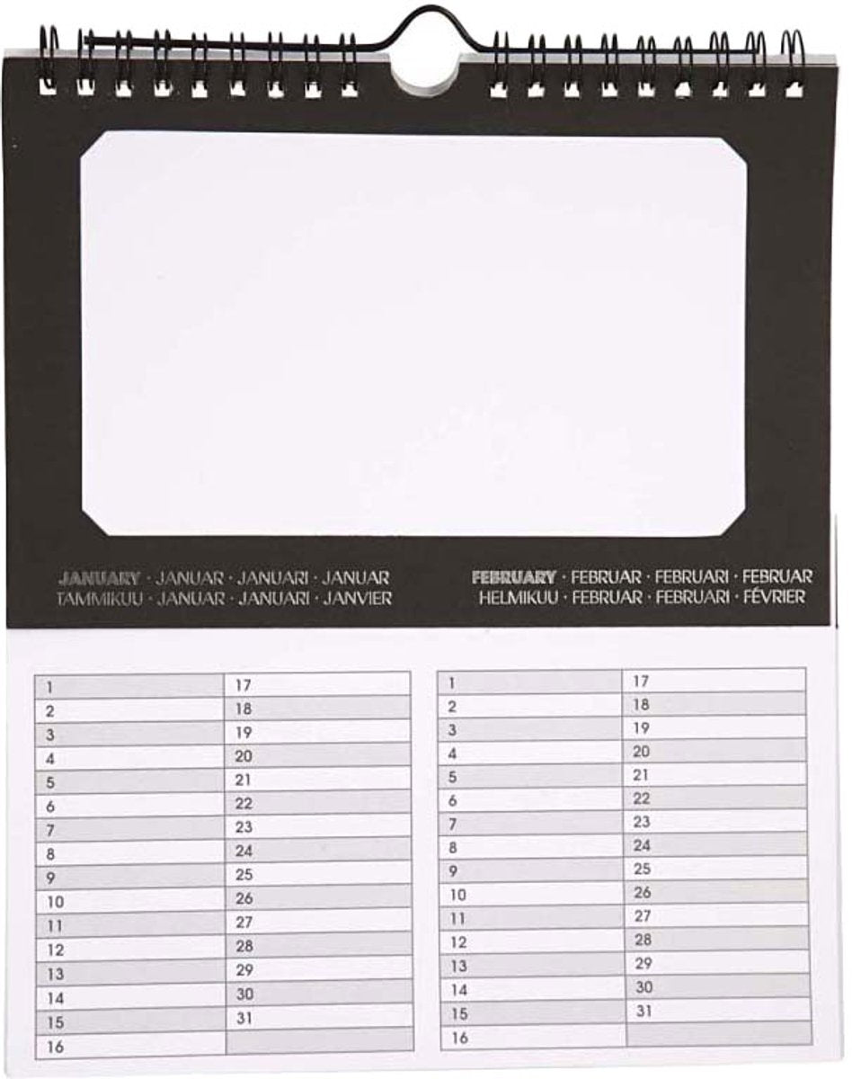 Creativ Company - Creativ Company Maak een papieren verjaardagskalender - uni
