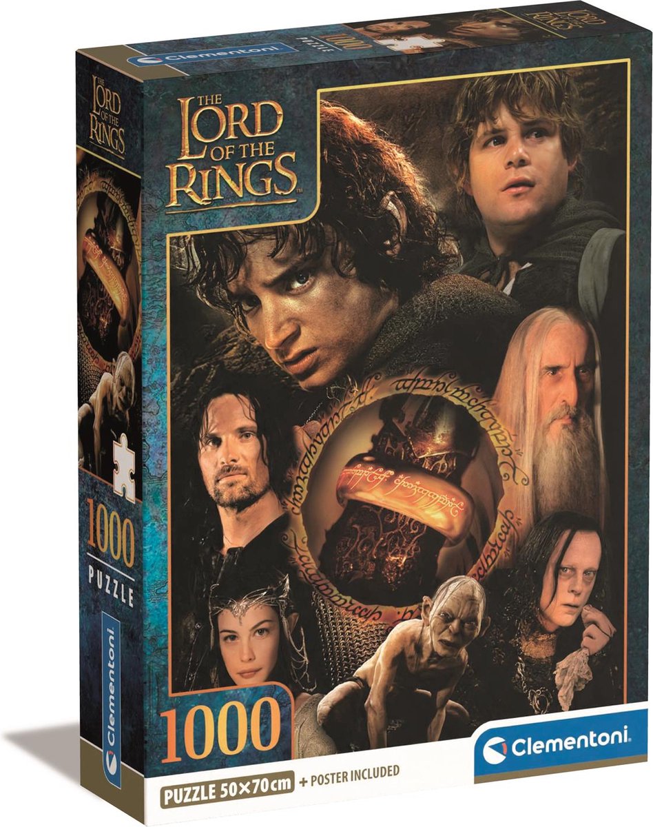 Clementoni - legpuzzel the lord of the rings - 1000st.