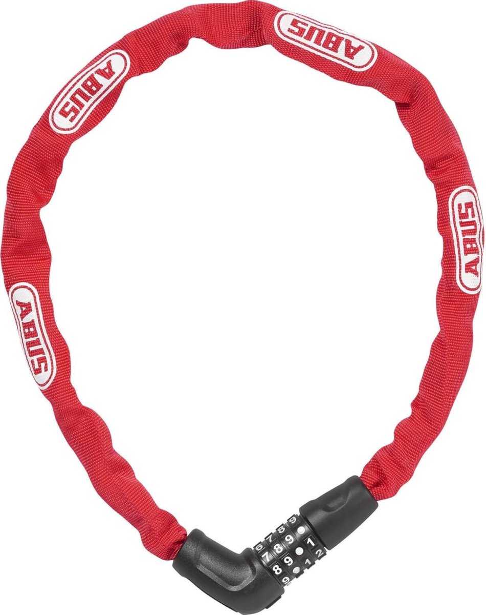 Abus Cadenas Vélo 5805C/75 Rouge 4mm 75cm