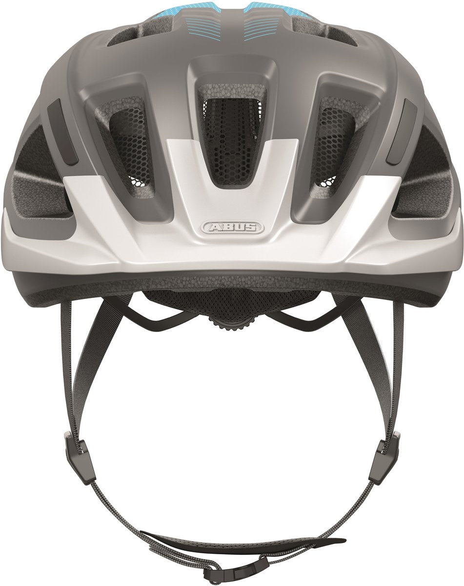 ABUS - ABUS Fietshelm aduro 3.0 race grey s - 51-55 cm - grijs - geschikt voor gebruik op elektrische fietsen - stadsfietsen - 280 g
