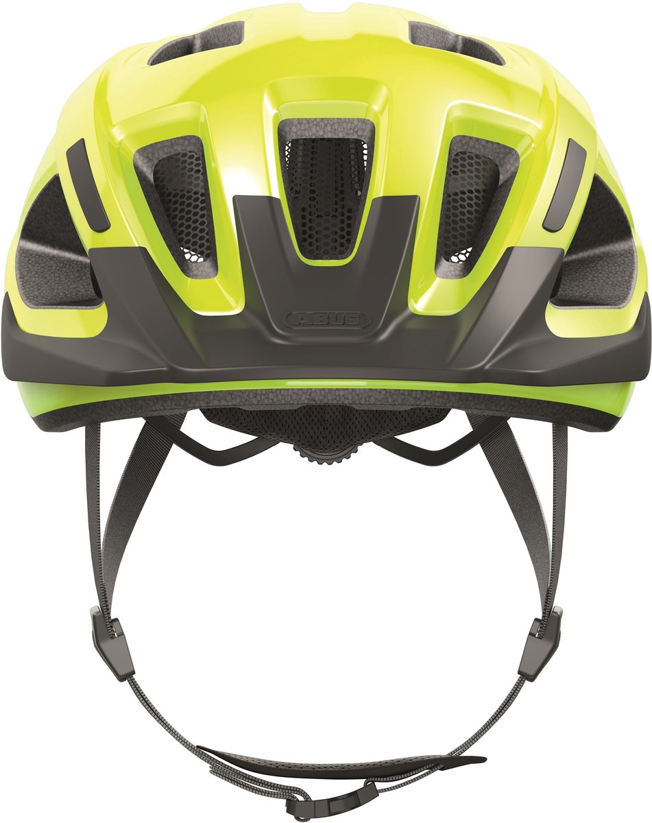 Abus fietshelm aduro 3.0 signal yellow m - 52-58 cm - geel - geschikt voor gebruik op elektrische fietsen - stadsfietsen - 300 g