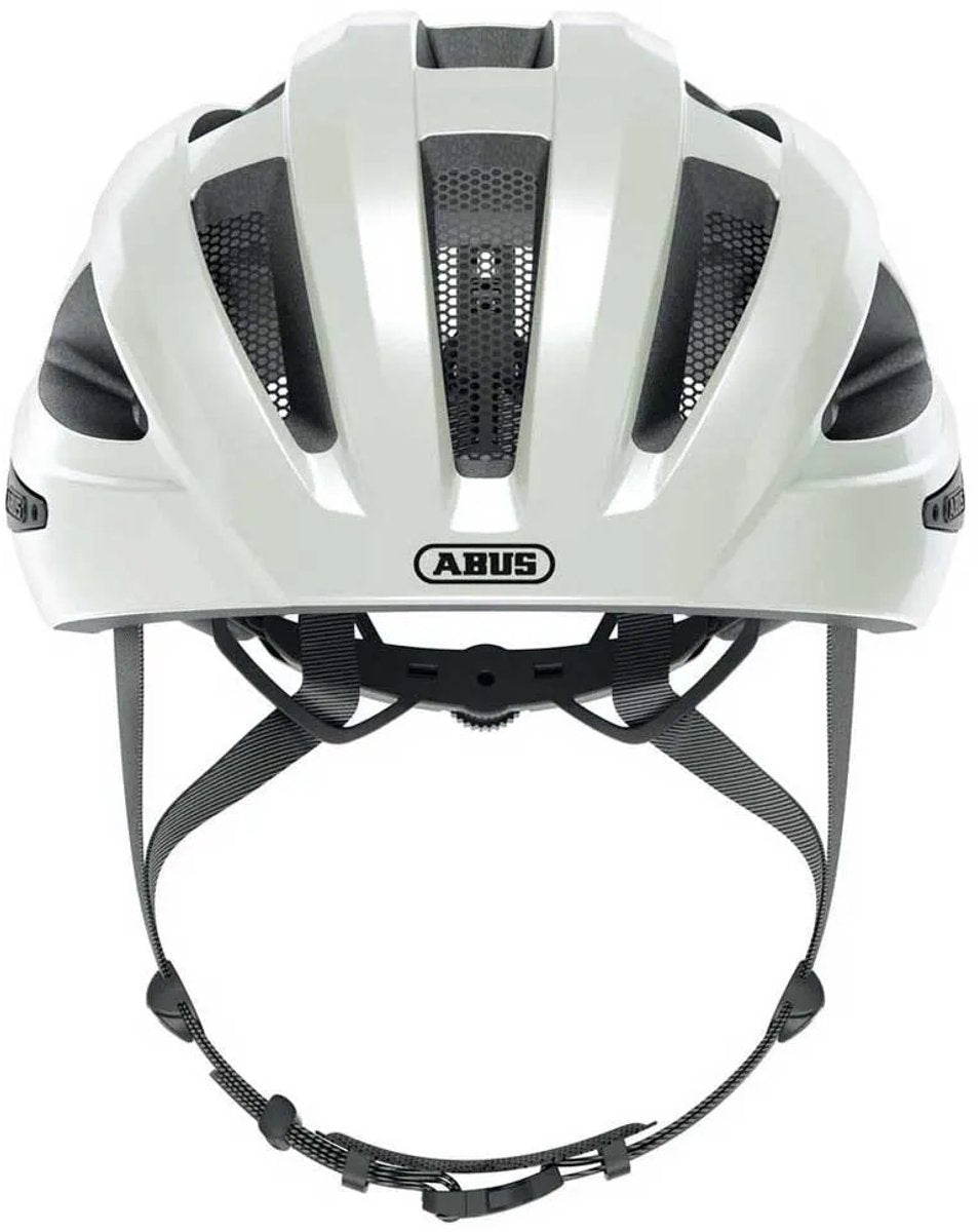 Abus helm macator pearl white l 58-62cm
