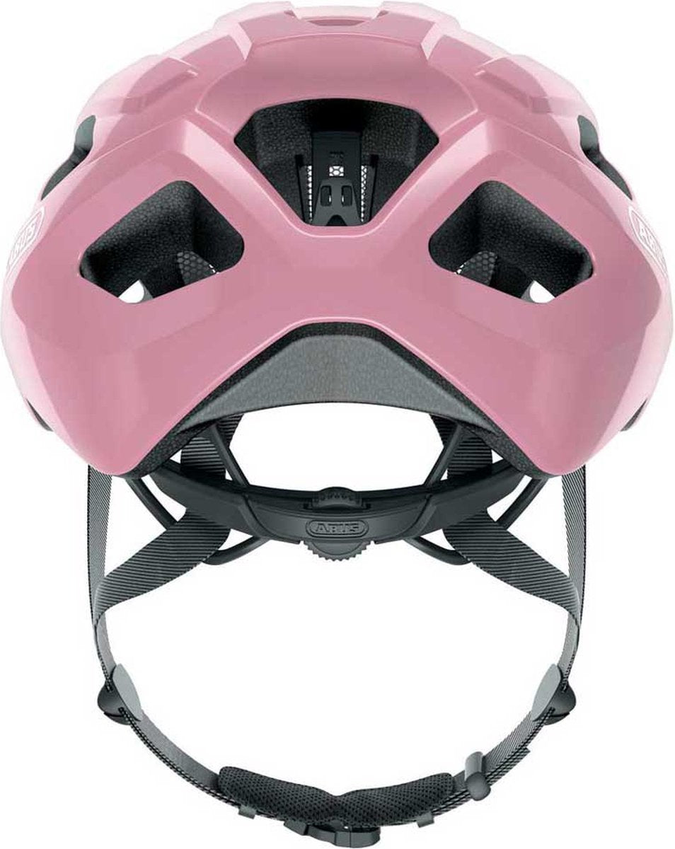 Abus fietshelm macator shiny rose s - 51-55 cm - pink - geschikt voor gebruik op elektrische fietsen - stadsfietsen - 280 g s